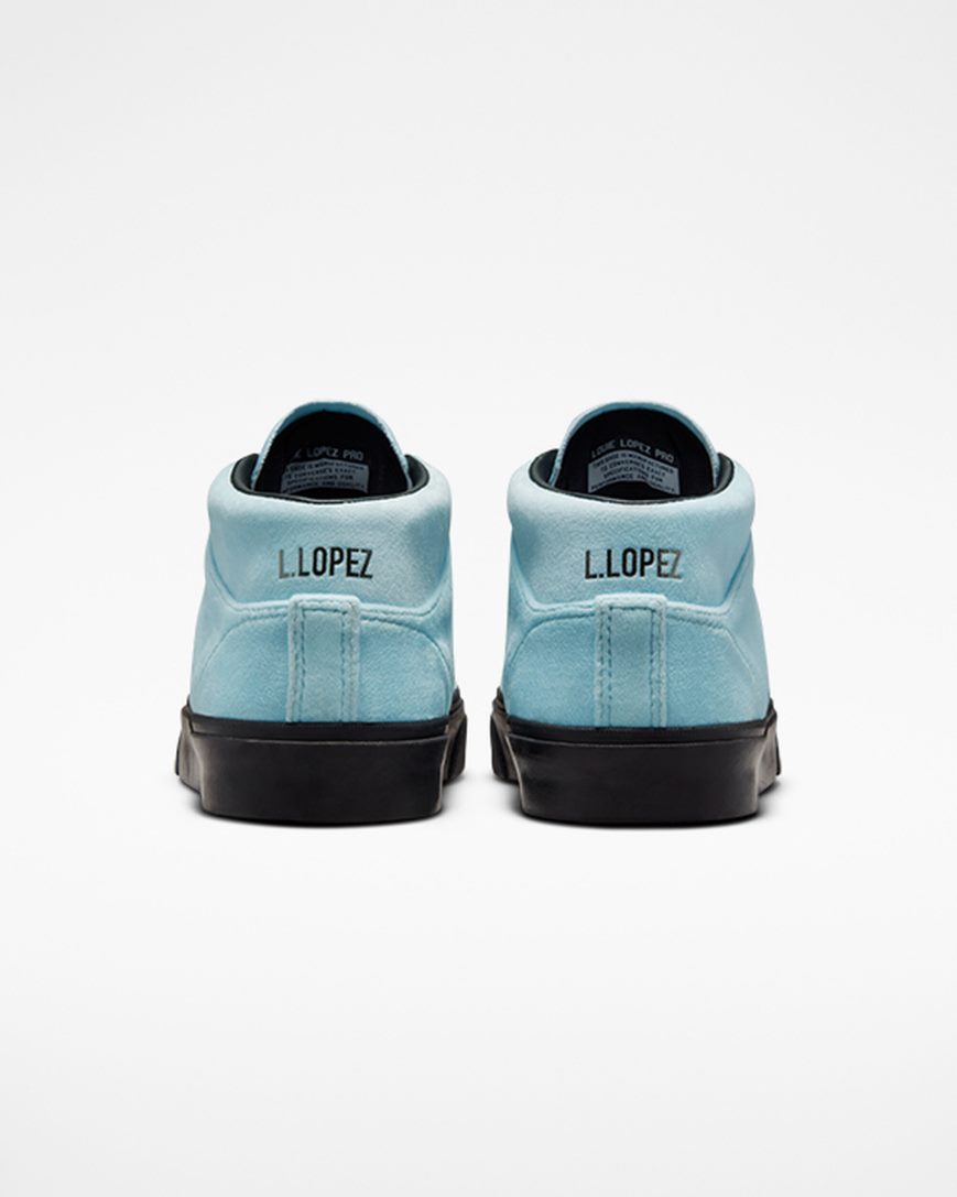 Zapatillas Skate Converse Louie Lopez Pro Mid x FA Hombre Azules Negras | PE 2WE50L